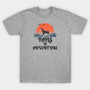 Tails Of Adventure Dog Hiking Doberman T-Shirt